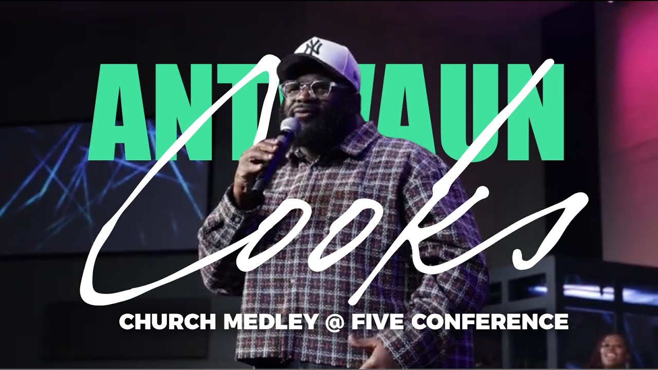 😮‍💨😬 ANTWAUN COOKS sings the BEST church medley EVER @ FIVE CONFERENCE!!