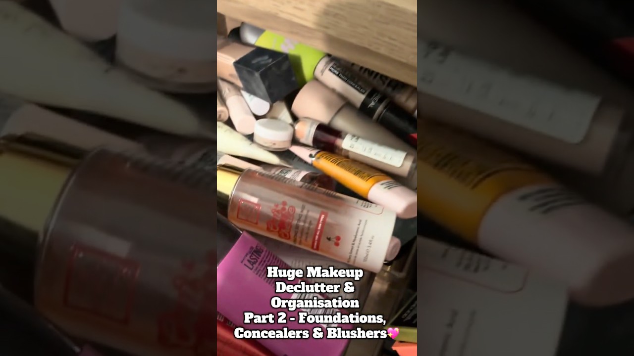 Huge Makeup Declutter Part 2 - Foundations, Concealers and Blushers 💝