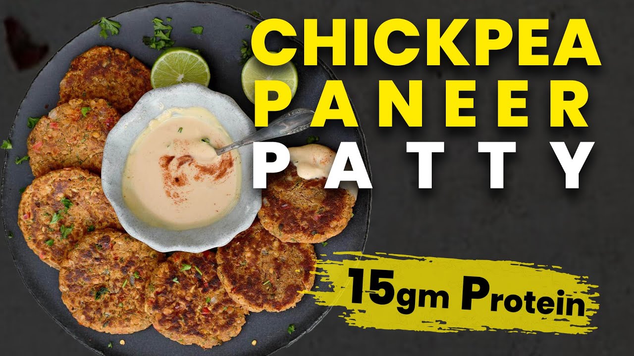 High Protein Chickpea Paneer Patty | Weight Loss Recipe In Hindi | I'MWOW