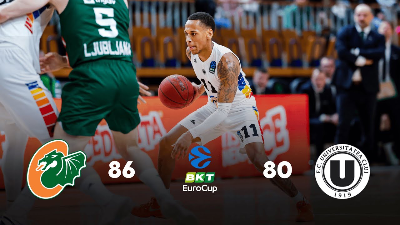 Highlights | Cedevita Olimpija Ljubljana 86 - 80 U-BT Cluj-Napoca