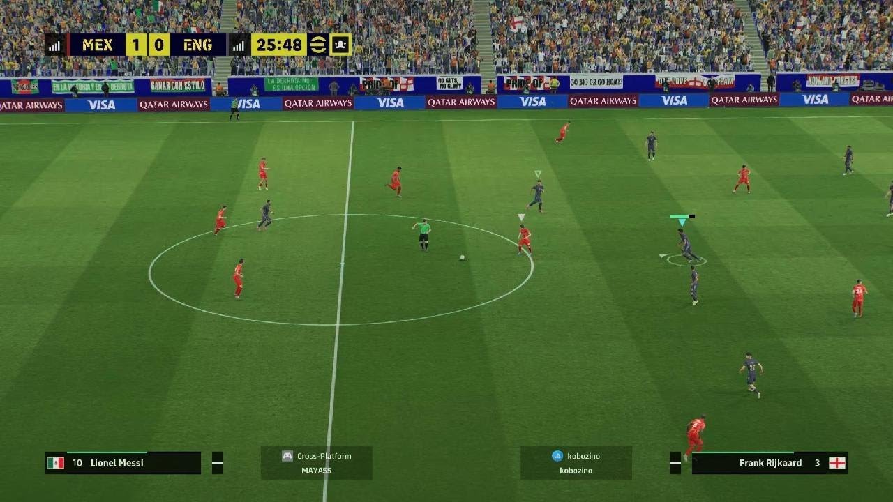 England magnificent late comeback vs Mexico PES 26 online challenge