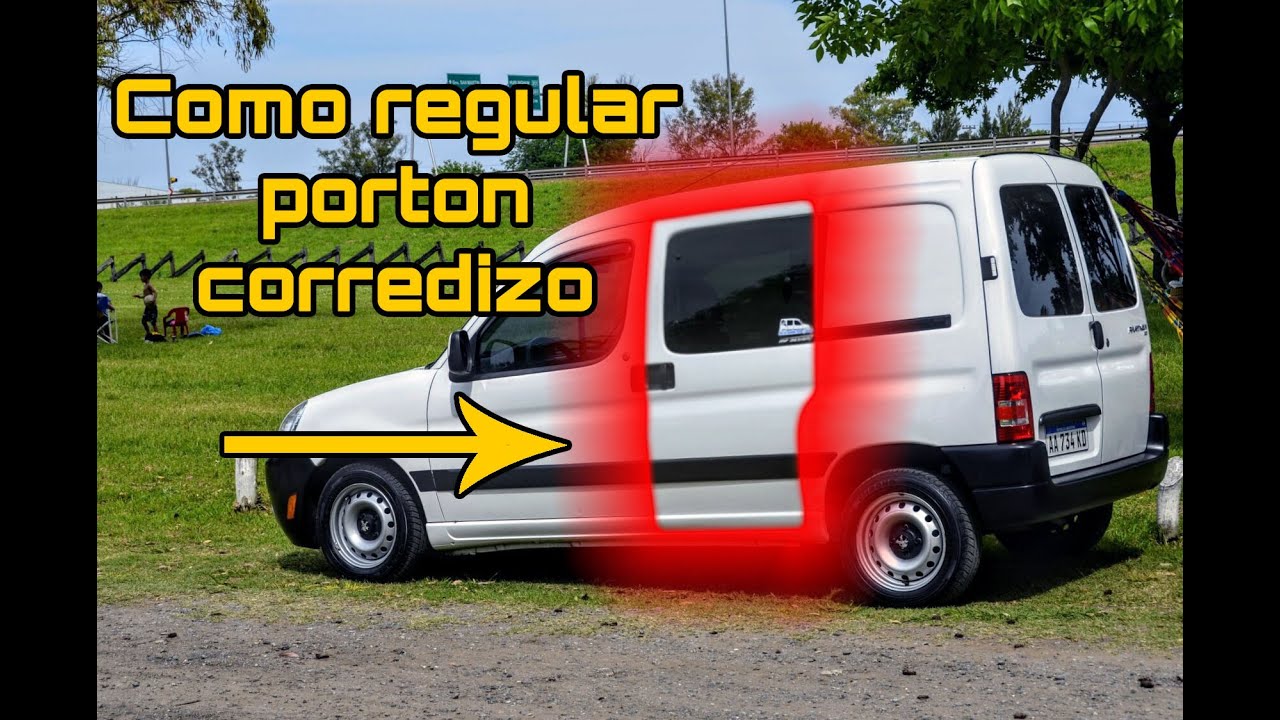 Como regular puertas corredizas | PEUGEOT PARTNER - CITROEN BERLINGO | FURGONES VARIOS