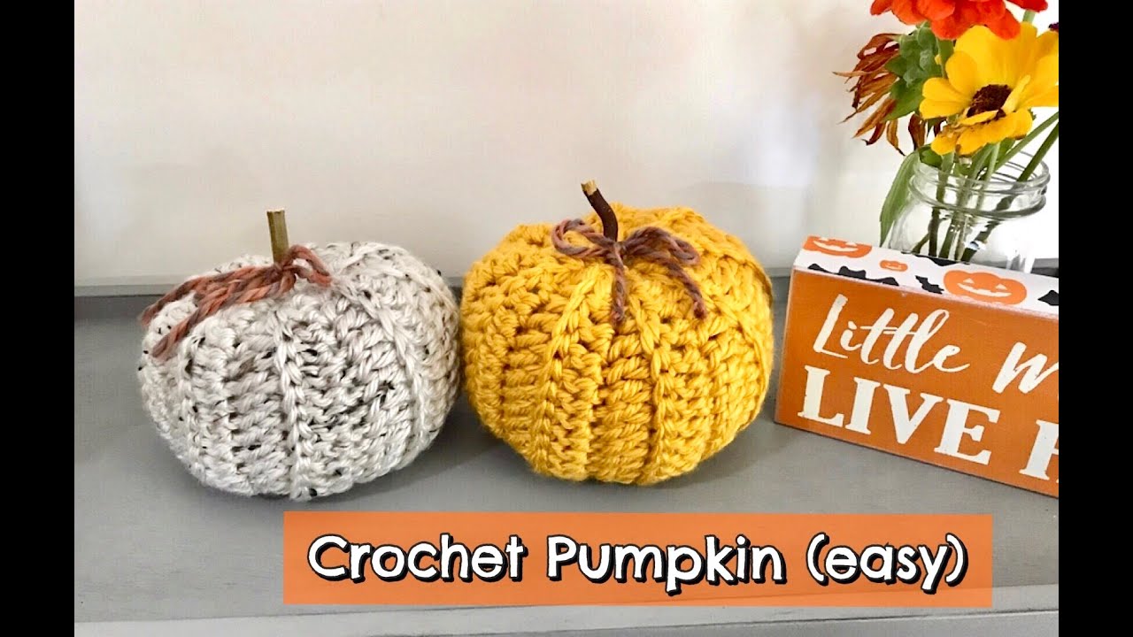 How to Crochet Pumpkin (easy)