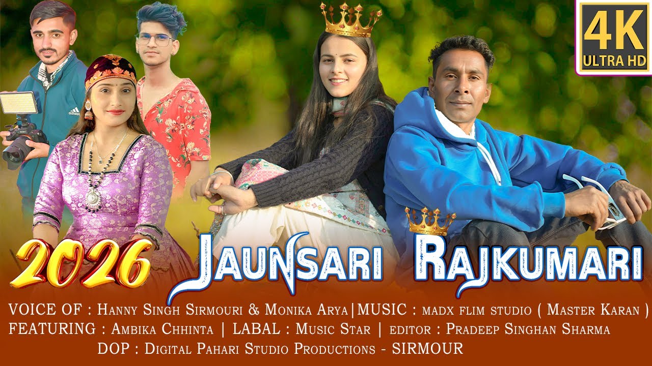 Jaunsari Rajkumari 2026 | Hanny Singh Sirmouri & Monika Arya | MADX | Music Star | Digital Pahari