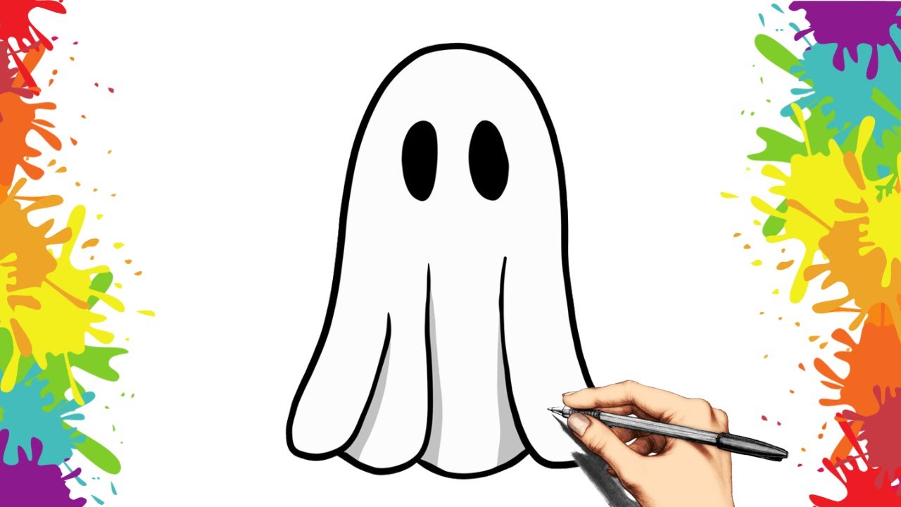 Como Desenhar Um Fantasma Halloween
