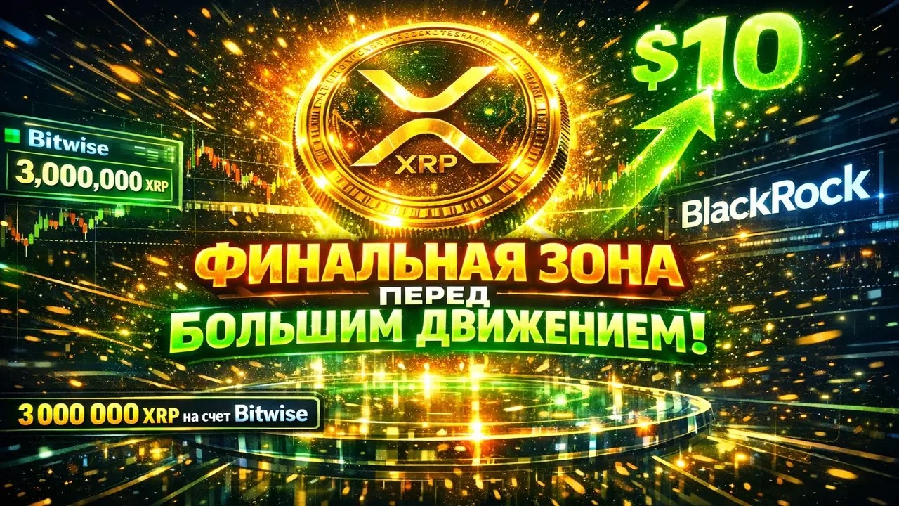 🚨 XRP НА ГРАНИ ВЗРЫВА: $10 УЖЕ БЛИЗКО? BLACKROCK СДЕЛАЕТ XRP ЛЕГЕНДОЙ ЭТОГО ЦИКЛА🚀