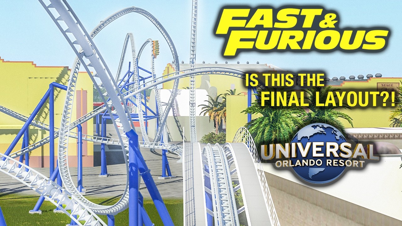 FAST and FURIOUS - FINAL LAYOUT! Universal Studios Orlando Construction Update