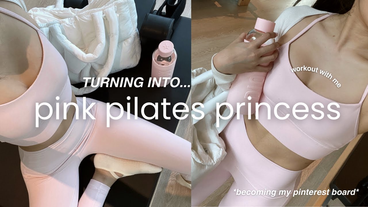 🎀🎧LIVING LIKE A ౨ৎ PINK PILATES PRINCESS ౨ৎ | cadillac reformer, aeshtetic wellness, pilate classes