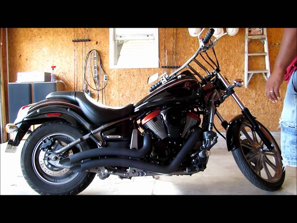 vulcan custom 900 before and after new exhaust