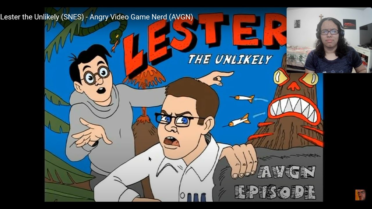 Angry Video Game Nerd (AVGN) Lester the Unlikely (SNES) Reaction@JamesNintendoNerd