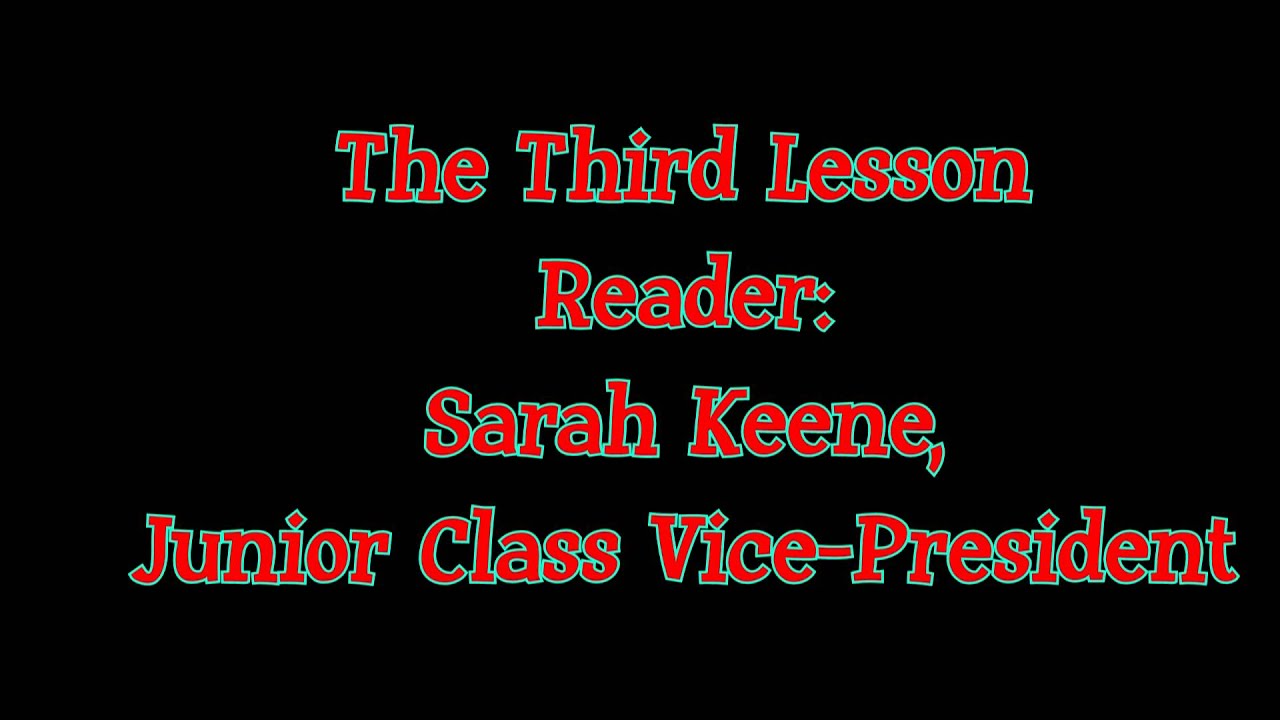 Lesson 2, Hymn, Lesson 3, 