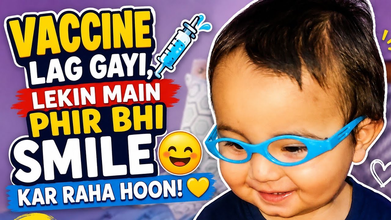Vaccine lag gayi, lekin main phir bhi smile kar raha hoon! 😊