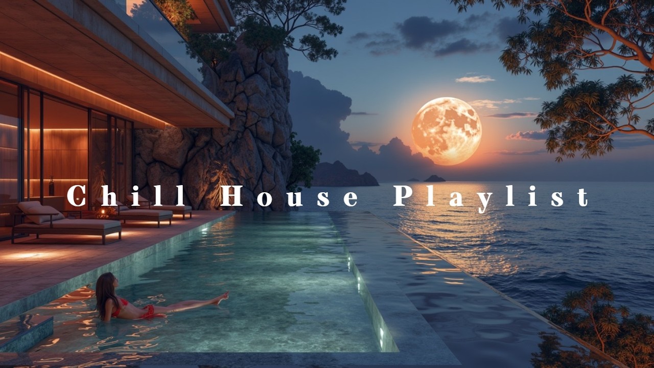 Deep House Music - Chill Vibes Infinity Pool Night Luxury Lounge Mix