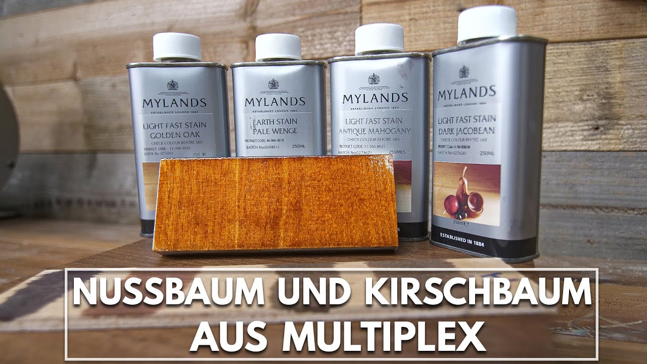 Holz Beizen #2 - Farben mischen für den richtigen Farbton & Fragen aus Teil 1 beantwortet