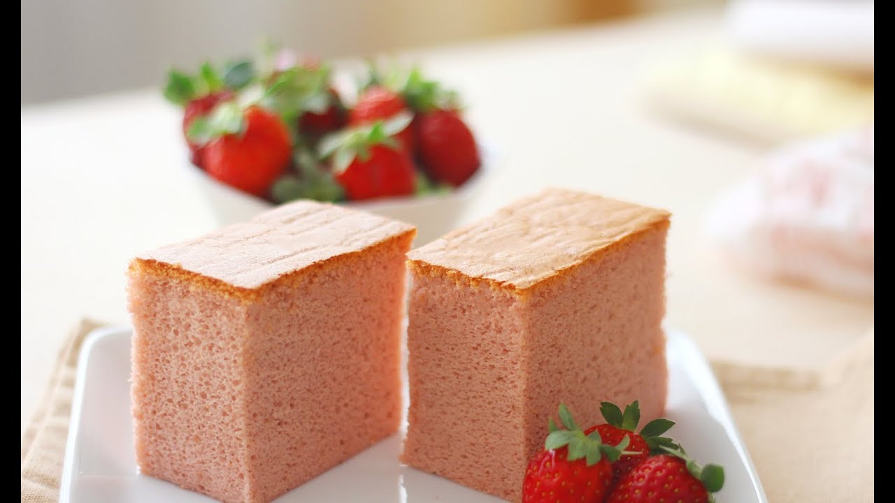 Strawberry Sponge Cake 草莓海绵蛋糕 | Apron