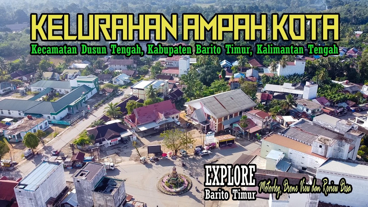 REKAMAN SUASANA KELURAHAN AMPAH KOTA || MOTOVLOG 2026 || KEC. DUSUN TENGAH KAB. BARITO TIMUR