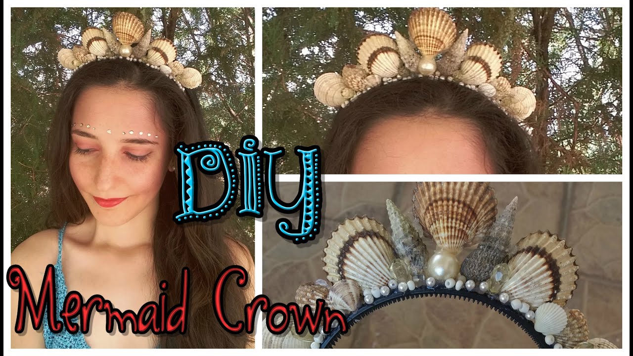 DIY Mermaid Sea Shell Crown- Easy Tutorial