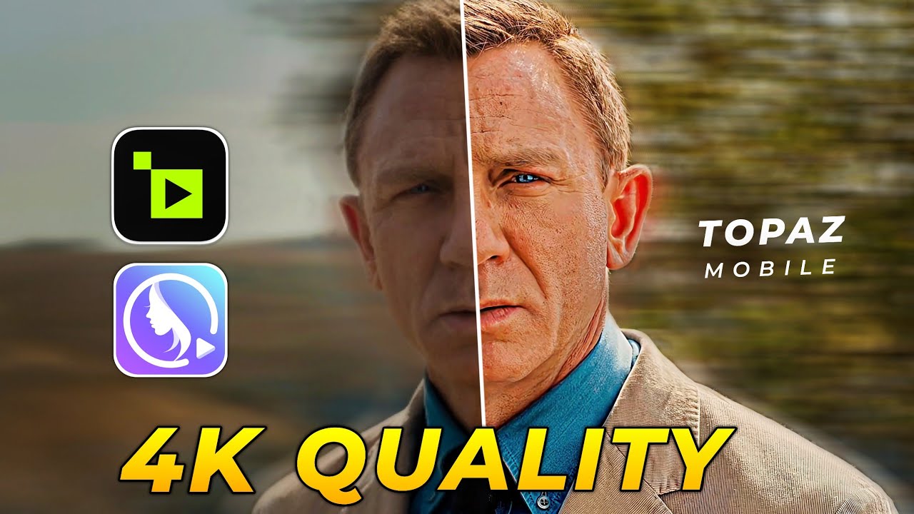 Easy TOPAZ 4K Video Quality on Mobile - Video Enhancer App