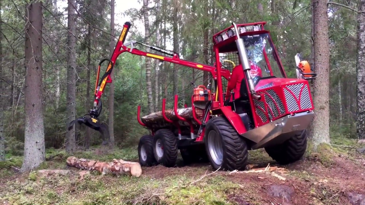 Kranman Bison 10000 6WD Mini forwarder