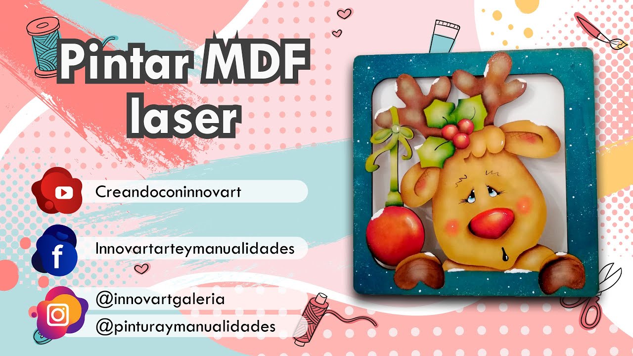 Pintar MDF laser