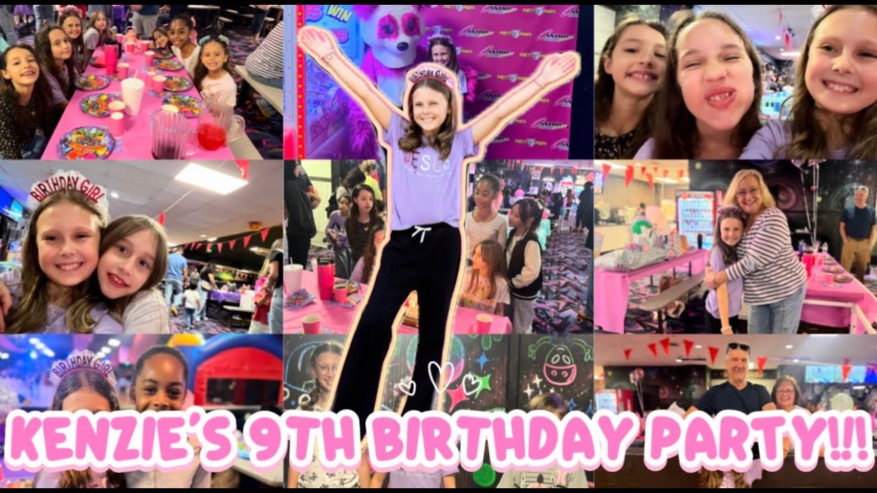 Kenzie's 9th Birthday Party as Astro Skate