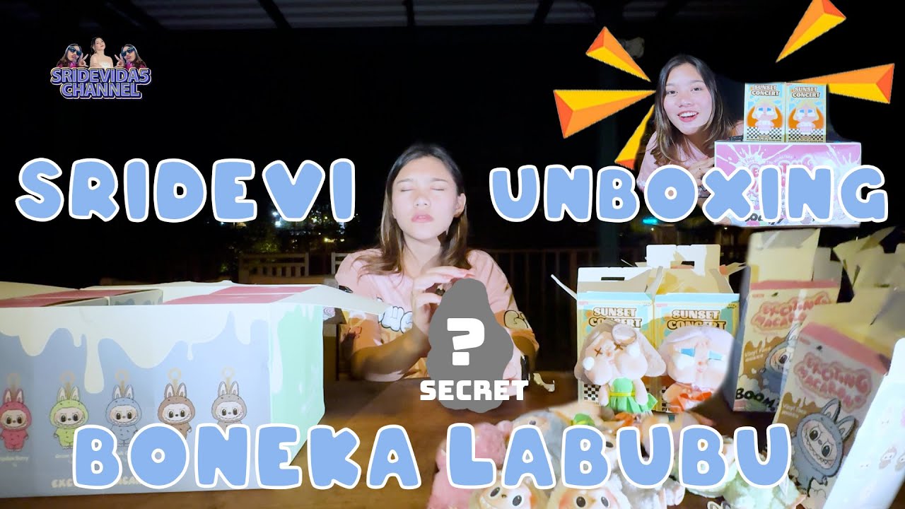 SRIDEVI UNBOXING LABUBU #sridevi #labubumacaron #unboxing