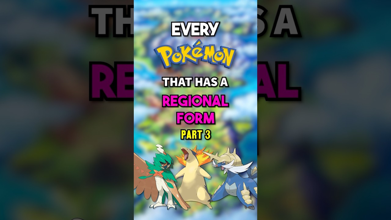Pokemon With Regional Forms!