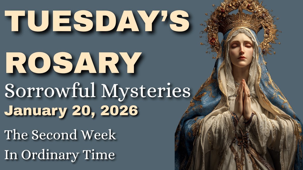 Tuesday Rosary 🌹 Sorrowful Mysteries with Deep Biblical Visuals 🌹 January 20, 2026