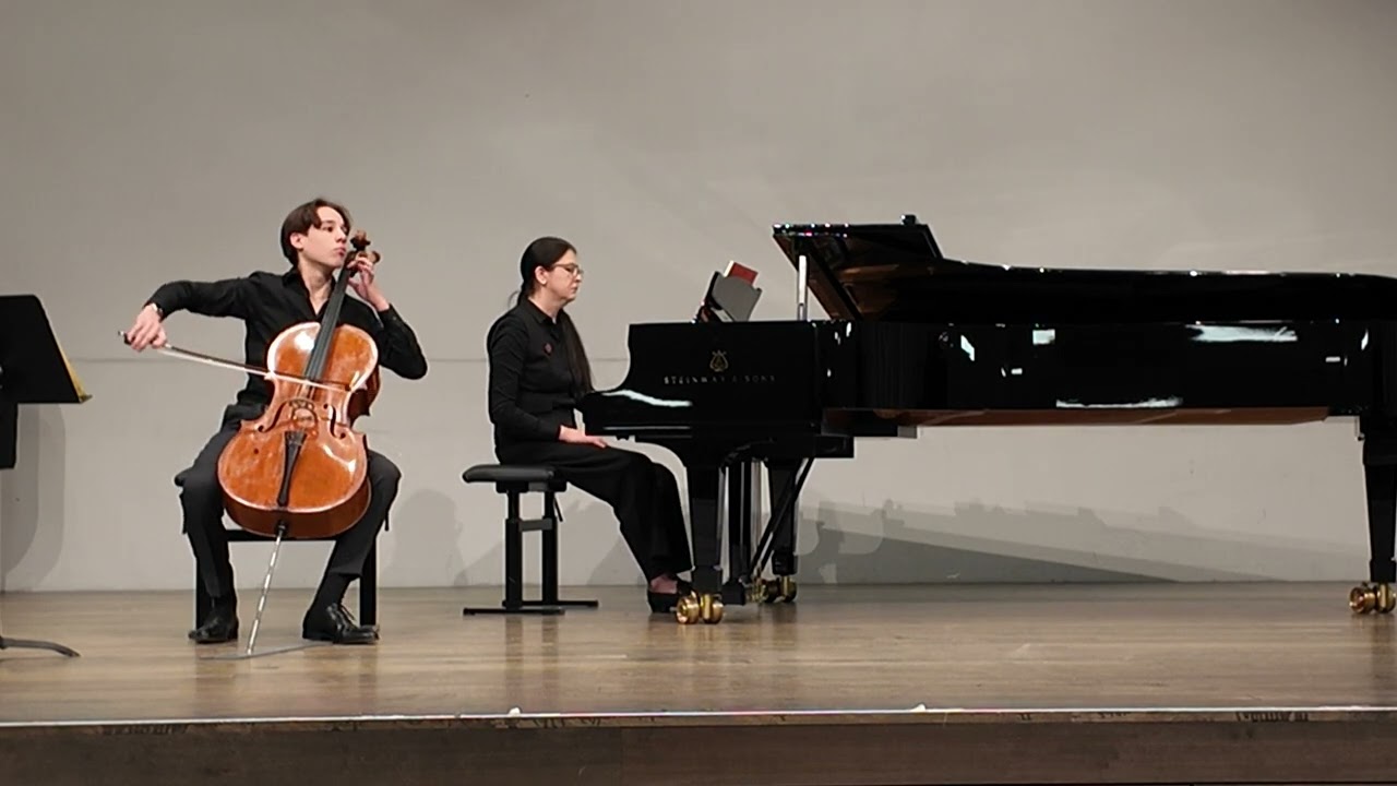 Lyam Chenaux (16). Beethoven, Sonata No.3 in A Major for Violoncello and Piano, op.69