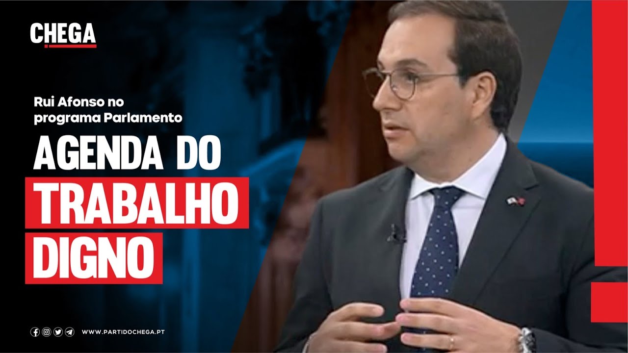 Deputado Rui Afonso no Programa Parlamento da RTP3