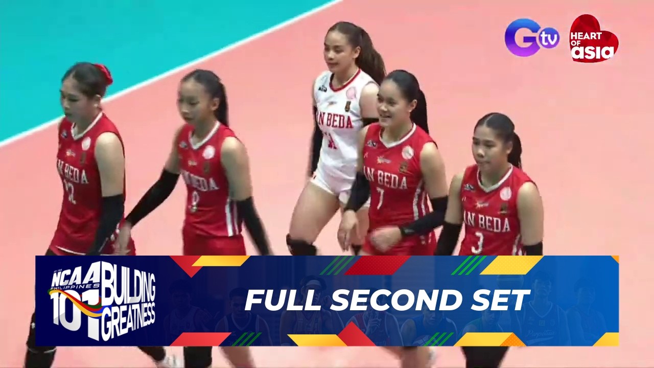 FULL SECOND SET - LPU Lady Pirates vs San Beda Lady Red Spikers | NCAA Season 101