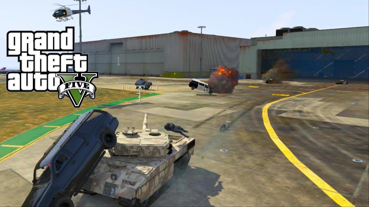 Grand Theft Auto V (Xbox 360) Free Roam Gameplay #12 [1080p]