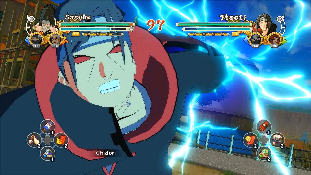 Naruto Ultimate Ninja Storm 3 Full Burst Itachi PTS Sasuke Character Swap Gameplay (PC w SweetFX)