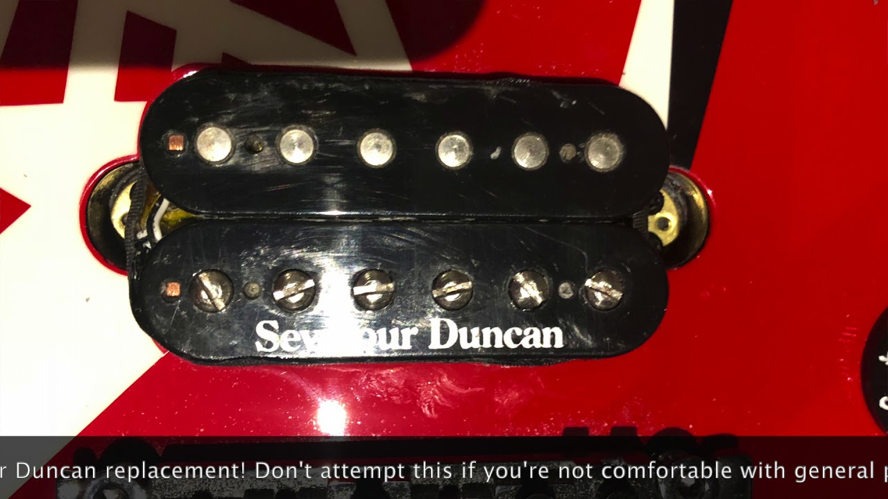 Fitting a Seymour Duncan SH-11 Custom Custom to an EVH Wolfgang Baseplate