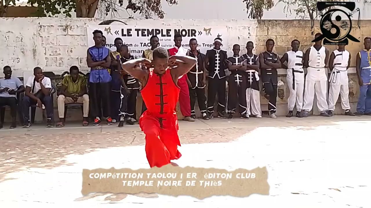kung FU : compétition taolou organisée par le club temple noire de Thiès.....