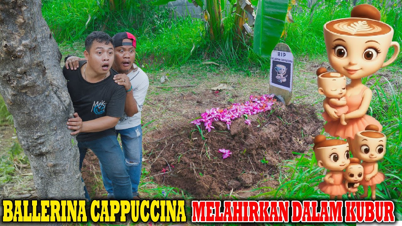 BALLERINA CAPPUCCINA HAMIL MELAHIRKAN DALAM KUBUR