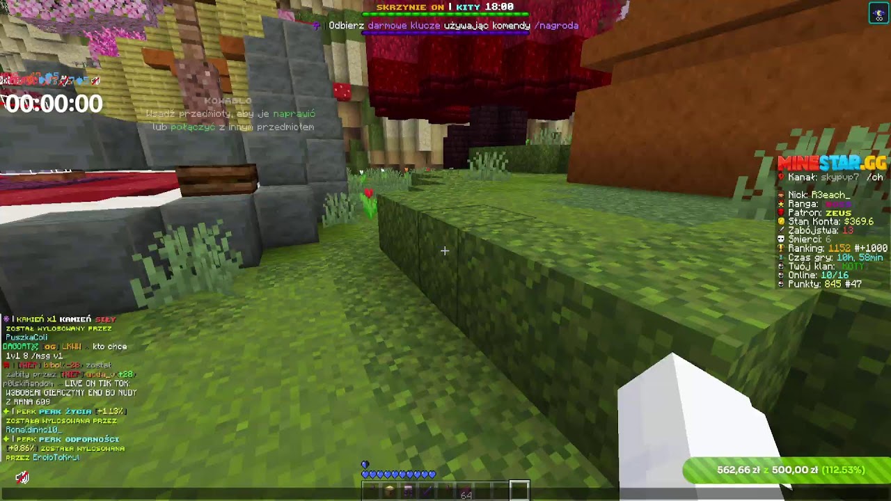 LIVE ON🔴 GRAMY NA MINESTAR.GG IGRZYSKA ŚMIERCI