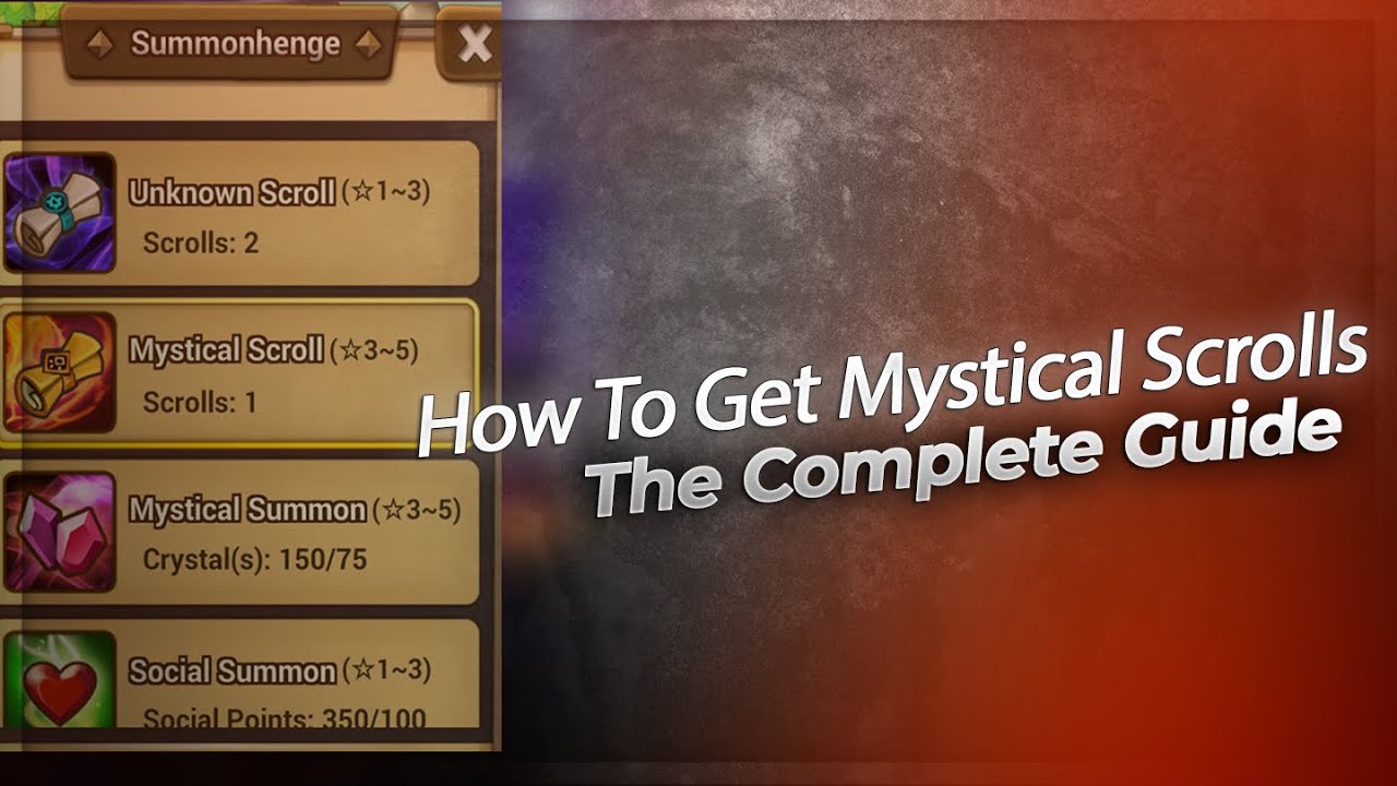 Summoners War: How to Get Mystical Scrolls: The Complete Guide