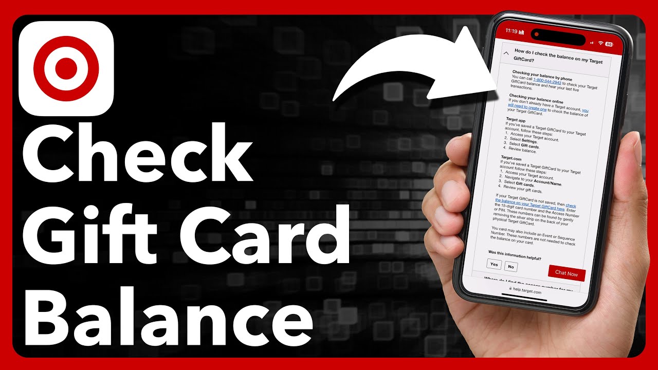 How To Check Target Gift Card Balance