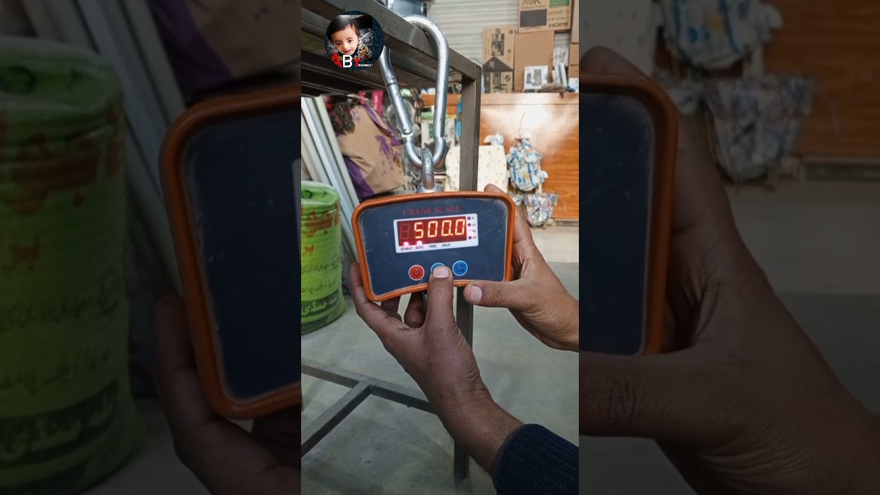 Crane scale calibration 500kg/#technical #cranescale#Electronicvideos#tech#Abtechnical17#scale
