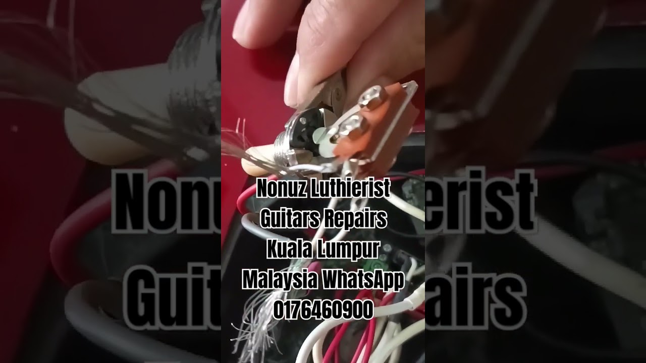 Nonuz Luthierist Guitars Repairs Kuala Lumpur Malaysia WhatsApp 0176460900 #guitar #luthier