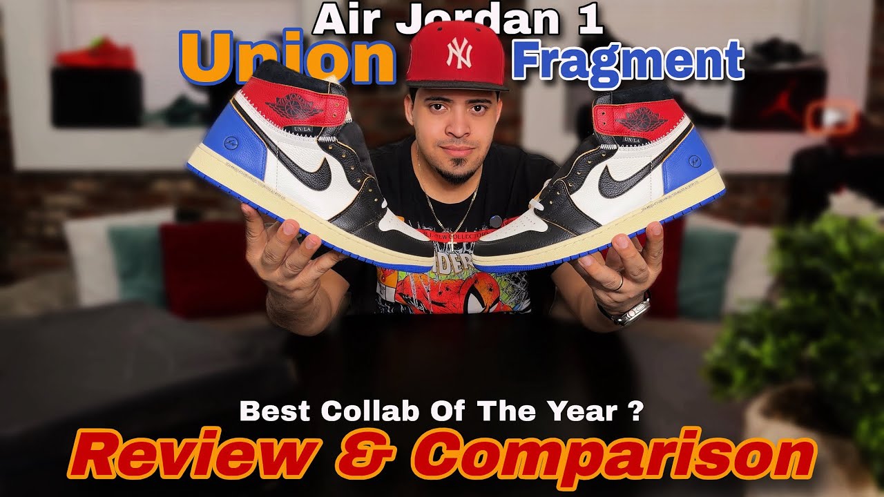 Jordan 1 Union X Fragment “Varsity Red/Sport Royal” - Early Review & Comparison 