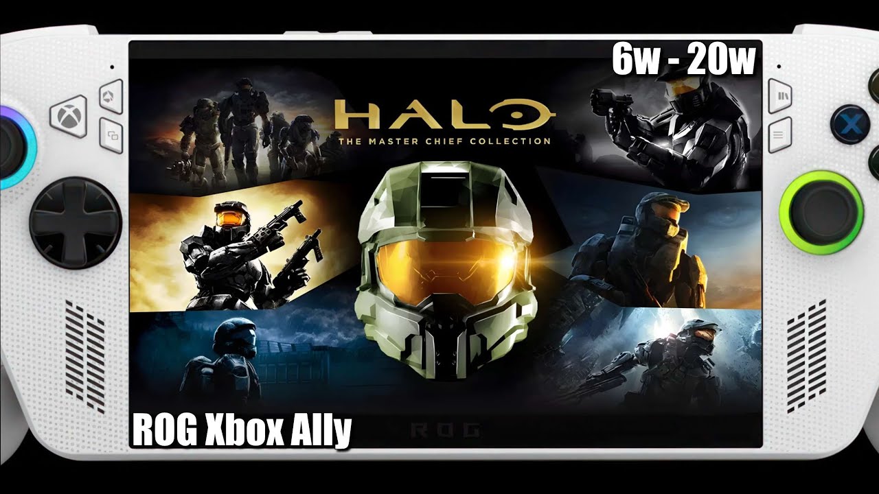 Halo Master Chief Collection | Rog Xbox Ally | Performance Test | Settings!