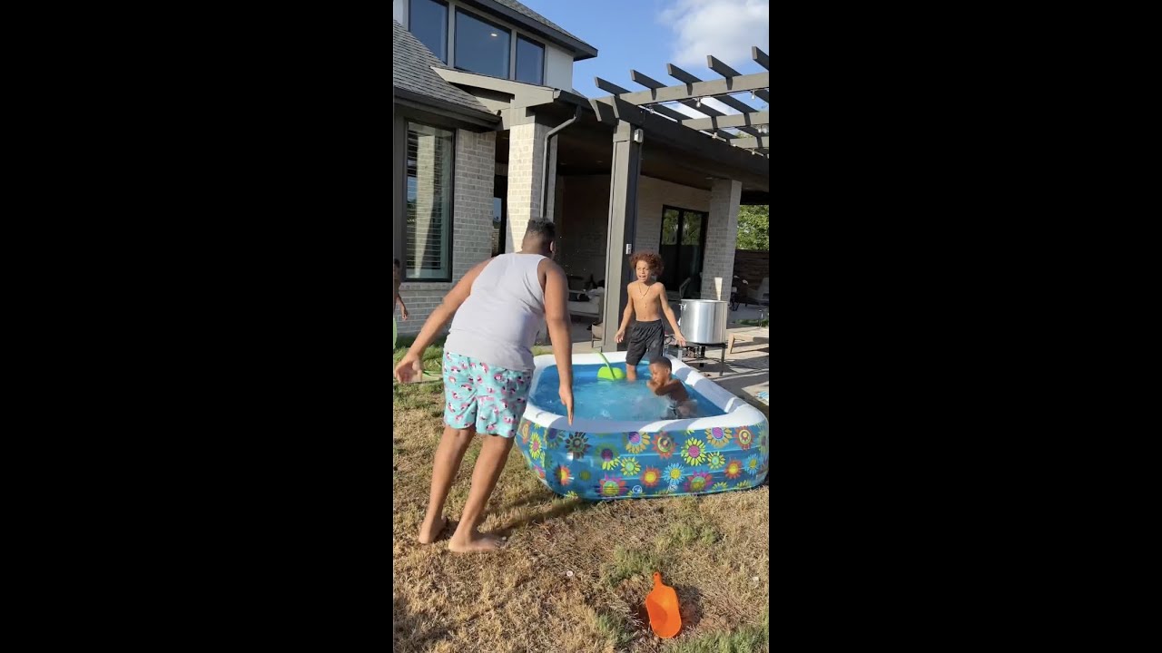 Bully Ruins Kids Pool Party😱🤣 