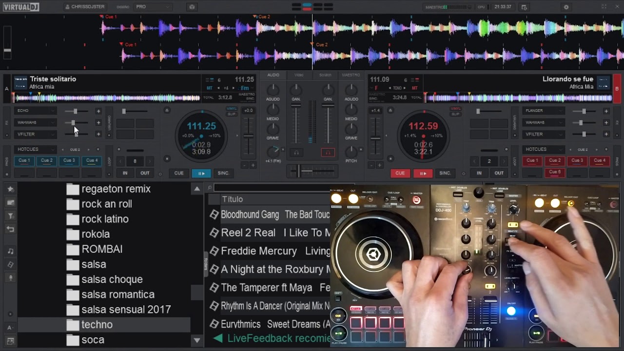 COMO CONFIGURAR EL MAPPEAR PARA PIONEER DDJ_400 VIRTUAL DJ 2020