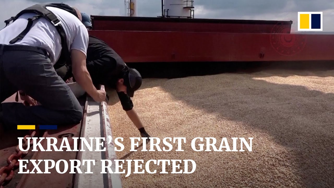 First Ukraine grain export refused by buyer, ship looking for another port to unload