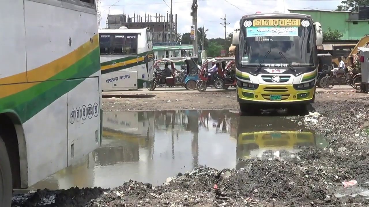 শেরপুরে আন্তঃজেলা বাস টার্মিনালের দূরবস্থা | Sherpur Bus Terminal