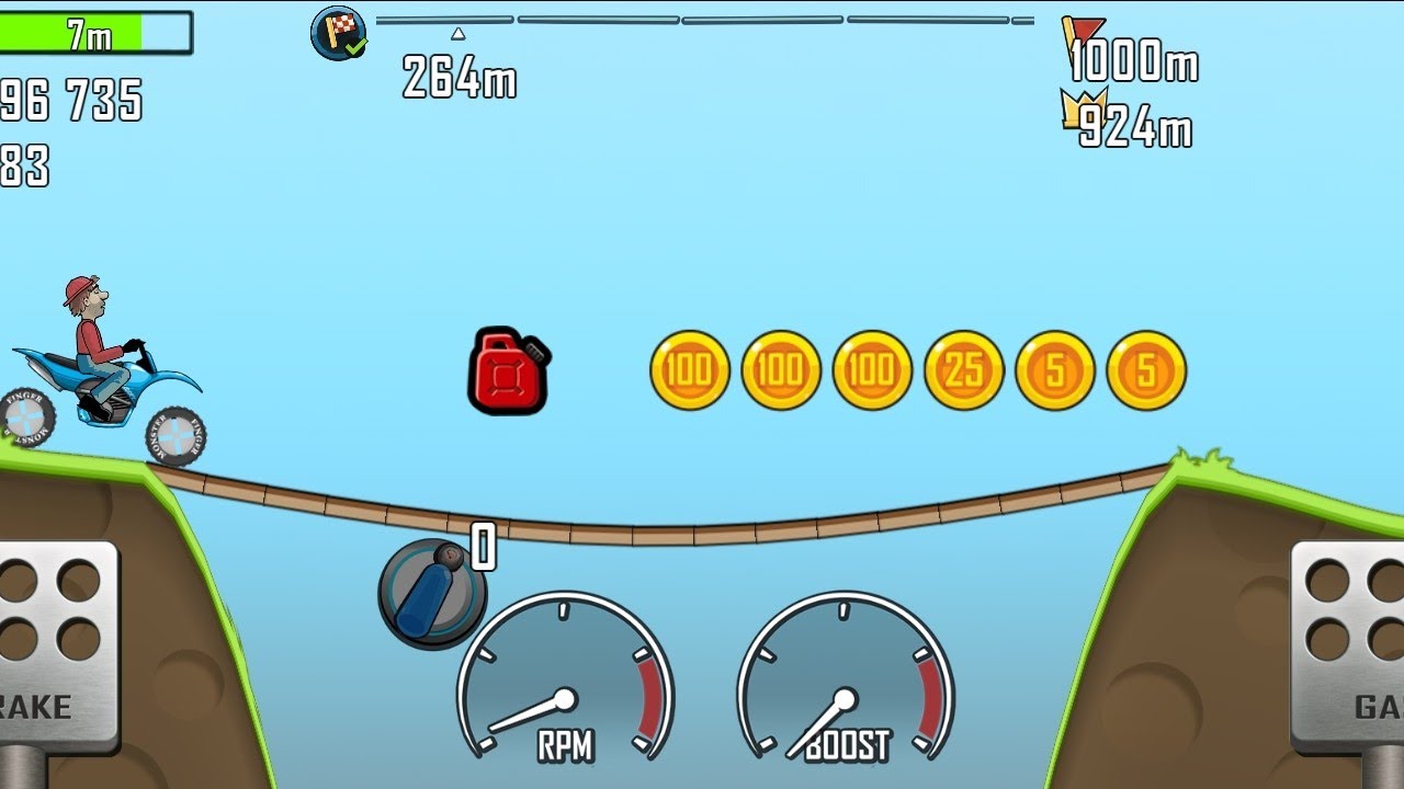 Breaking My Record in Hill Climb Racing 🚀 | Unstoppable Run!