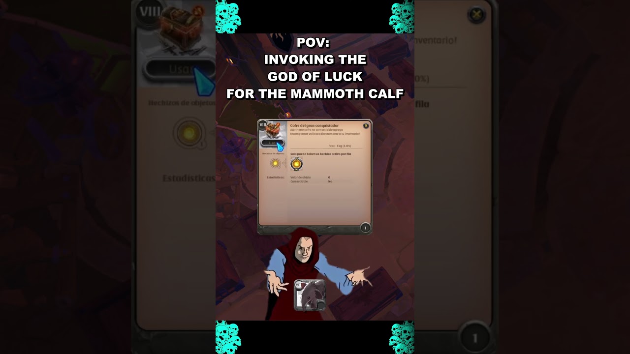 We want that mammoth calf in the T8 conqueror chests #albiononline #games