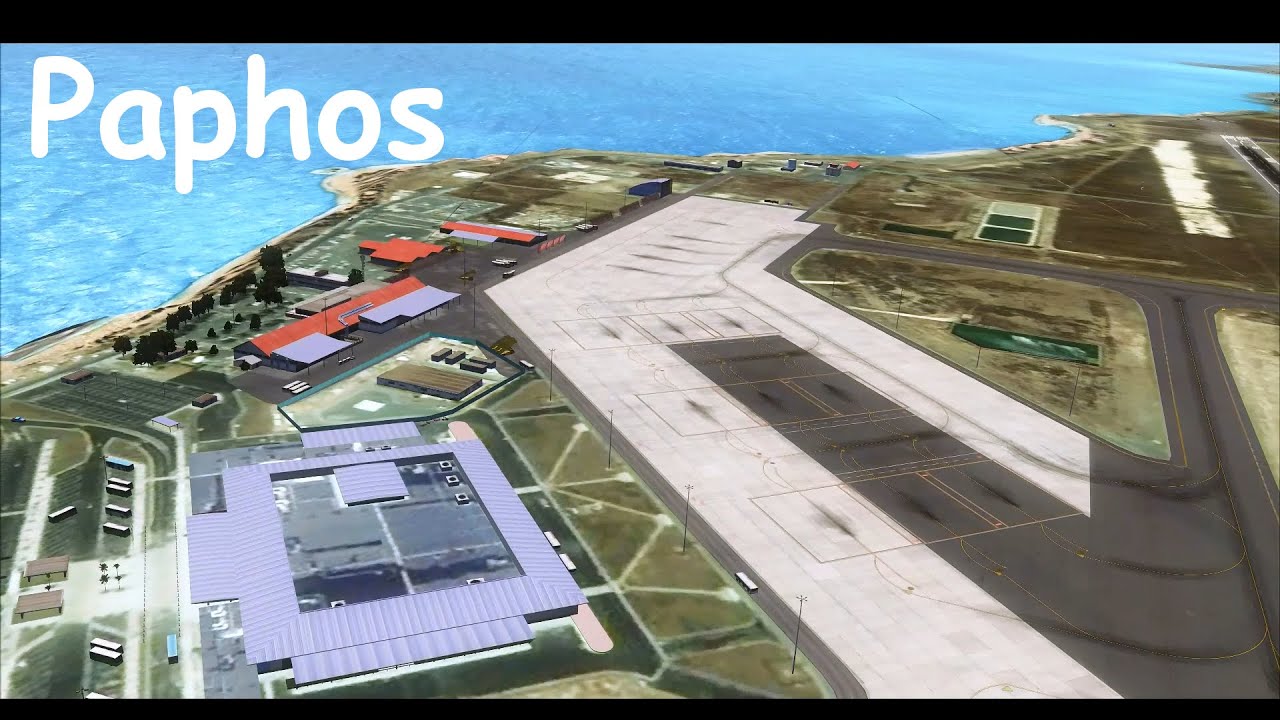 FSX | Best Freeware scenery | Ep. 7 | Paphos LCPH | [HD]
